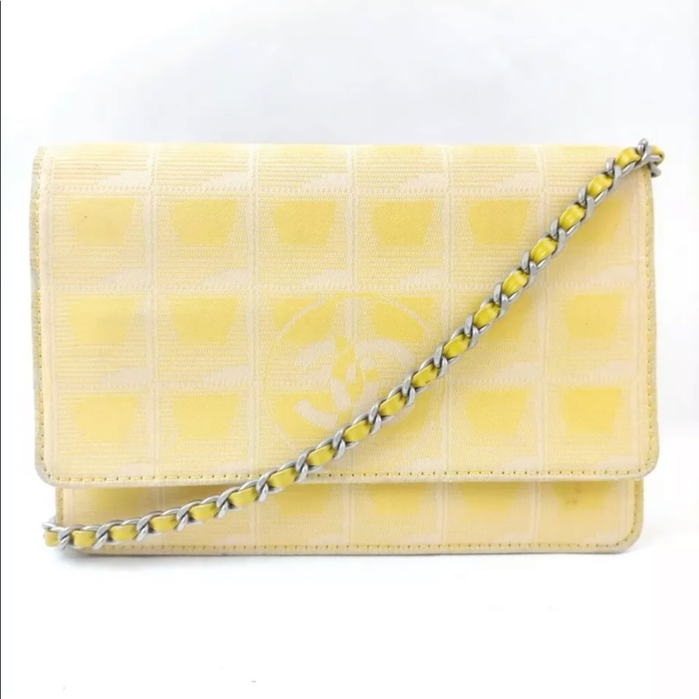 Chanel Beige New Line Wallet on Chain Crossbody Flap - Picture 3 of 10